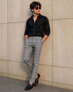Classic Plaid Trousers