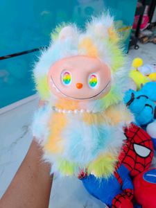 Fluffy Rainbow Kaiju Doll