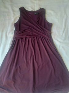 Taurus Purple Satin Dress