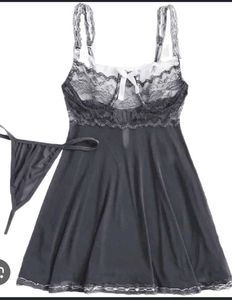 Lace Babydoll Lingerie Set