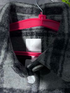 H&amp;M Oversized Plaid Shacket