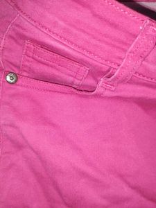 AND denim Pink Jeans Never Used..