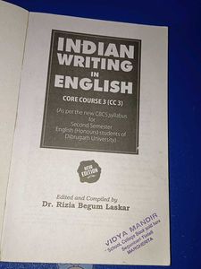 Indian Writing In English