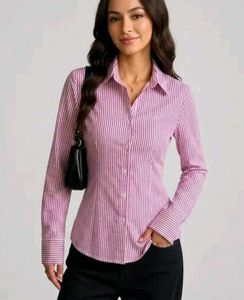 Striped fitted ButtonUp Shirt