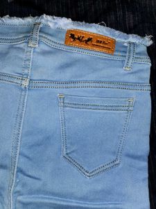 Light Wash Bell Bottom Jeans