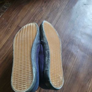 Navy Blue Casual Slip-On Shoes