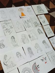 Hand-Drawn Art Collection