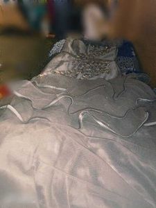 Elegant Silver Formal Gown
