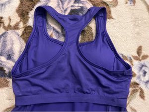 Purple Adidas Athletic Tank Top