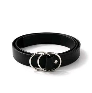 Stylish Black Leather Belt❣️