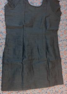 Elegant Gold Print Kurta