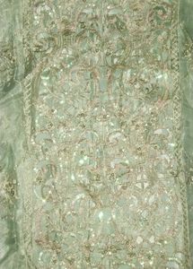 Unstitched Embroidered Kurta Set