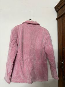 Sale !!Pink Suede Jacket