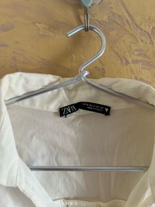 Stylish Cropped White Shirt