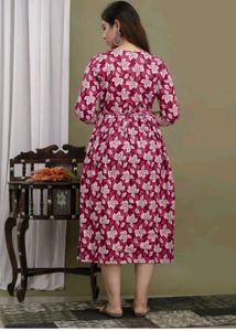 Beautiful Floral Print Kurta