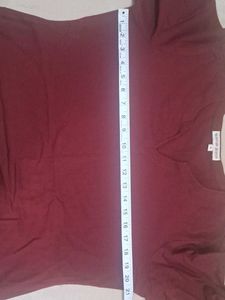 Farida Gupta Maroon Cotton Kurta 40-41