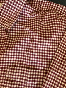 GAP SHIRT - Men's Red Gingham Button-Down Shir