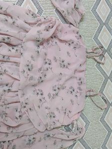 Pretty Floral Pink Mini Dress