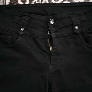 Trousers Classic Black Wide-Leg Pants