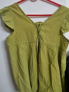 Chic Olive Green Dress