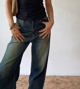 Tinted Washed Denim Pant
