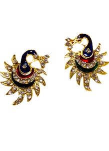 Peacock Design jewellery set with Maangtika