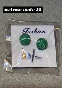 Set of 5 Earrings Studs