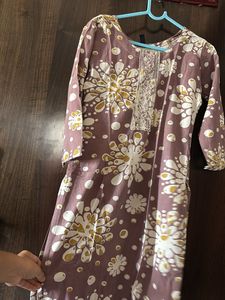 Floral Print Kurta