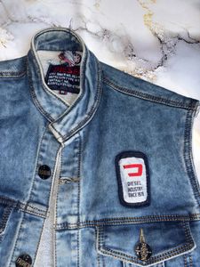 Diesel Denim half sleeve jacket
