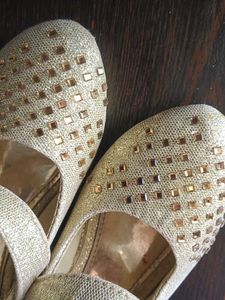 Sparkly Gold Girls' Shoes