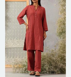 Elegant Red Kurta Set