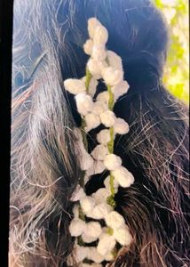 Handmade crochet Floral Gajra