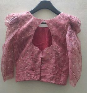 Sparkling Pink Net Lehenga