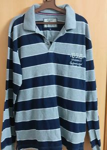Men's Striped Polo Shirt
