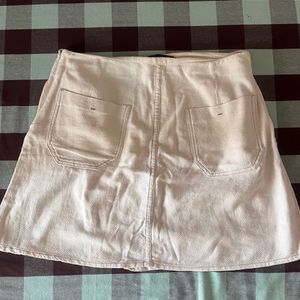 Chic Button-Front Mini Skirt