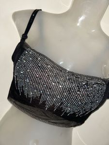 Sparkling Black Bra