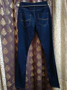 Wills Lifestyle Dark Wash High-Waisted Jeans