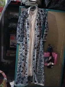 SHEER MAXI SHRUG