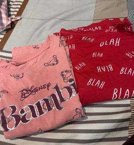 Disney Bambi & Blah Tops Bundle