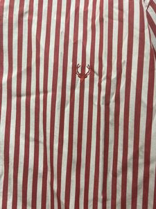 Red And White Line Shirt