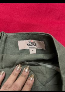 Gray Skirt Shorts Combo