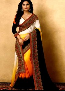 Designer Embroidered Saree