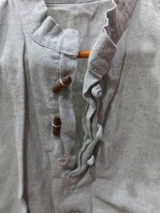 Men's Grey Kurta