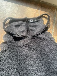 Shein Black Scallop Halter Top