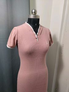Roadster Pink Polo Style Dress