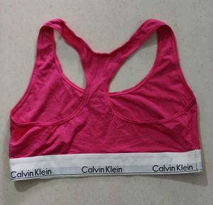 Calvin Klein Sports Bra Pink