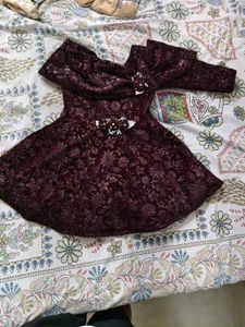 Sparkling Maroon Ethnic Gown