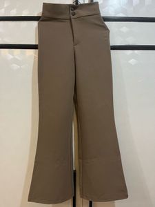 High Waisted Flare Trousers