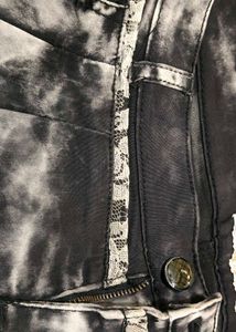 Unique Tie-Dye Denim Shorts for Women