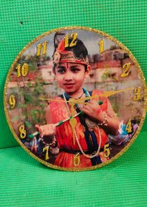 Personalized Photo Wall Clock